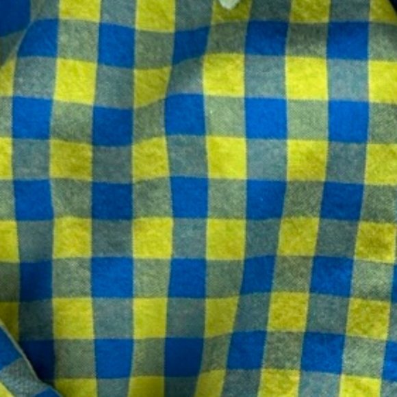 🧡 3/$15 Baby Gap Blue Green Checkered Button Up - 3T - Picture 4 of 5